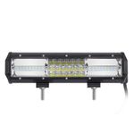 Auto si Moto - Piese auto si accesorii - Caroserie - Faruri, stopuri si proiectoare - LED Bar Auto 162W, leduri pe 3 randuri, 12V-24V, 11340 Lumeni, 12″/30,5 cm, Combo Beam 12/60 Grade - Infinity.ro
