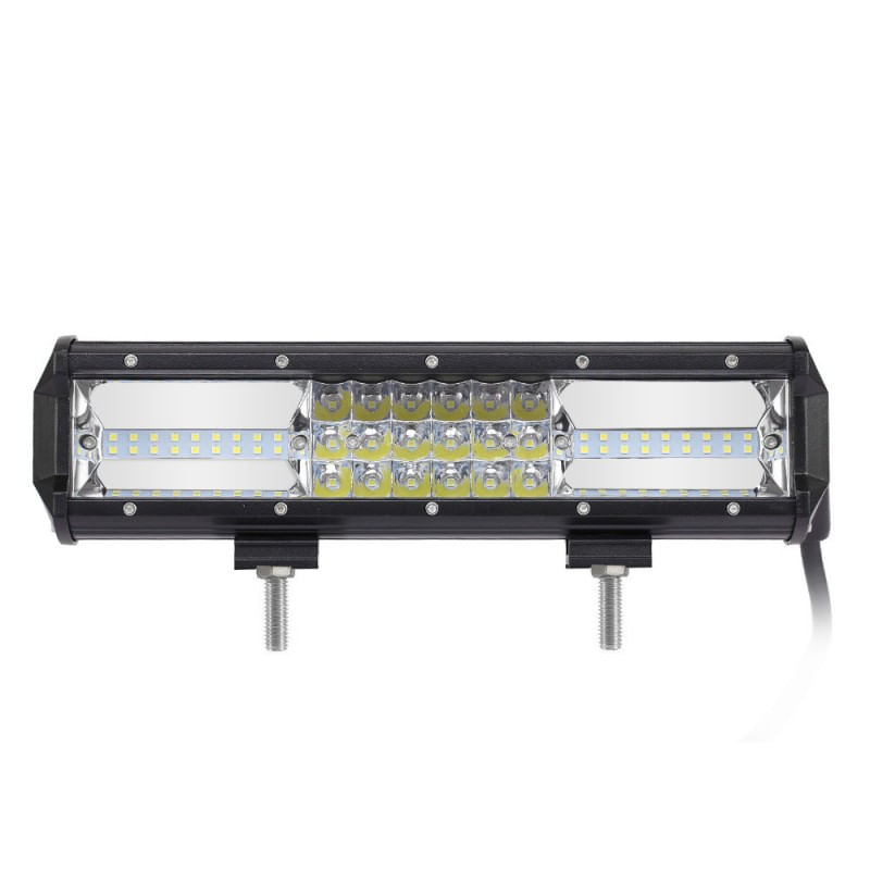 Auto si Moto - Piese auto si accesorii - Caroserie - Faruri, stopuri si proiectoare - LED Bar Auto 162W, leduri pe 3 randuri, 12V-24V, 11340 Lumeni, 12″/30,5 cm, Combo Beam 12/60 Grade - Infinity.ro