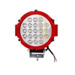 Auto si Moto - Electrice auto - Iluminare si semnalizare - Becuri auto - Proiector LED Auto Offroad 63W/12V-24V, 4410 Lumeni, Rosu, Spot Beam 30 Grade - Infinity.ro