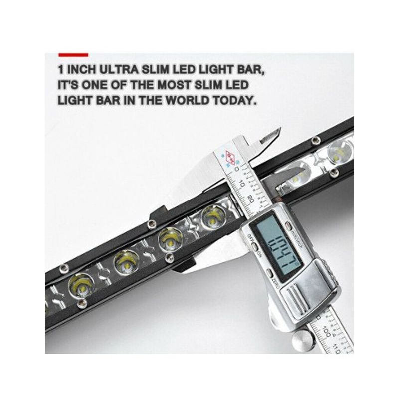 Auto si Moto - Piese auto si accesorii - Caroserie - Faruri, stopuri si proiectoare - LED Bar Auto 90W Super Slim (35 mm) 12/24V, 7650 Lumeni, 31"/79cm, Combo Beam - B18-90W - Infinity.ro