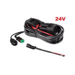 Auto si Moto - Piese auto si accesorii - Caroserie - Faruri, stopuri si proiectoare - Cablaj cu buton si releu 24V pentru 1 proiector led/led bar pana la 288W - Infinity.ro