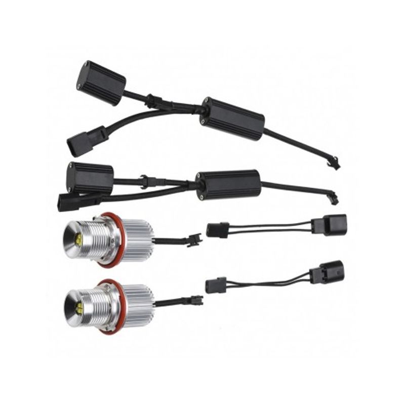 Auto si Moto - Piese auto si accesorii - Caroserie - Faruri, stopuri si proiectoare - Led Marker Angel Eyes Alb 20W BMW E39/E60/E61 - Infinity.ro