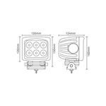 Auto si Moto - Electrice auto - Iluminare si semnalizare - Becuri auto - Proiector LED Auto Offroad 90W/12V-24V, 8100 Lumeni, Spot Beam 10 Grade - Infinity.ro