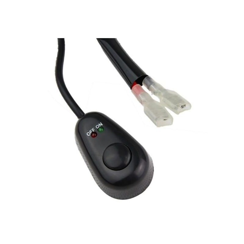 Auto si Moto - Piese auto si accesorii - Caroserie - Faruri, stopuri si proiectoare - Cablaj cu buton si releu pentru 2 proiector led/led bar pana la 240W - Infinity.ro