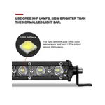Auto si Moto - Piese auto si accesorii - Caroserie - Faruri, stopuri si proiectoare - LED Bar Auto 18W Super Slim (35 mm) 12/24V, 1530 Lumeni, 7"/18cm, Spot Beam - B18-18W - Infinity.ro