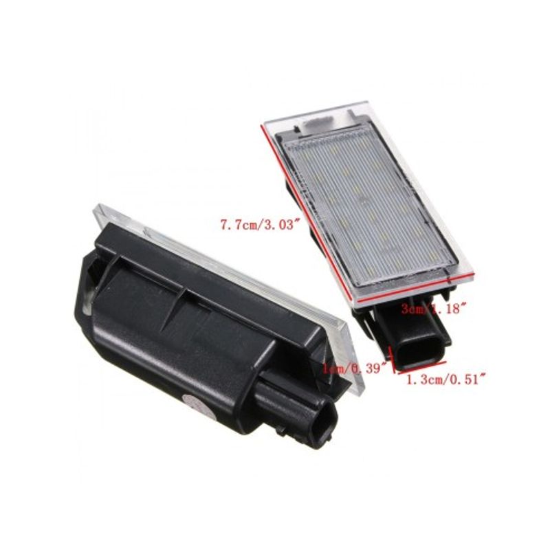 Auto si Moto - Electrice auto - Iluminare si semnalizare - Becuri auto - Set Lampi Numar Led Mercedes Citan 415 - Infinity.ro