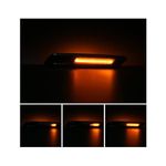 Auto si Moto - Piese auto si accesorii - Caroserie - Faruri, stopuri si proiectoare - Set 2 Semnalizari Negre Aripa LED Dinamice secventiale cu sticla fumurie pentru BMW F10, F11, F07 fara facelift - Infinity.ro