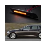Auto si Moto - Piese auto si accesorii - Caroserie - Faruri, stopuri si proiectoare - Set 2 Semnalizari Carbon Aripa LED Dinamice secventiale cu sticla fumurie pentru BMW F10, F11, F07 fara facelift - Infinity.ro