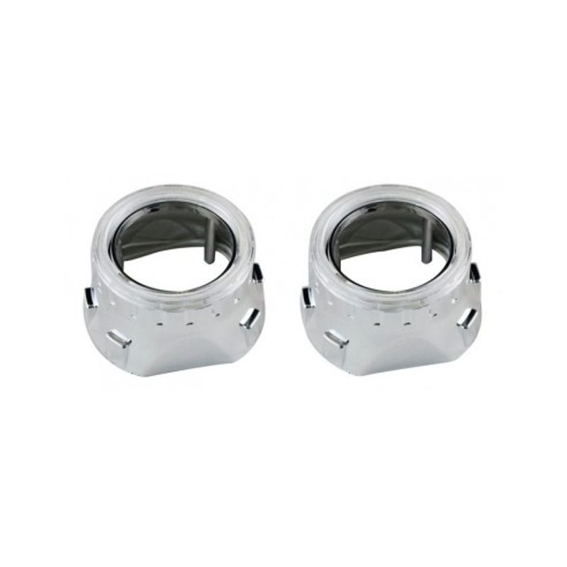 Auto si Moto - Piese auto si accesorii - Caroserie - Faruri, stopuri si proiectoare - Lupe pentru far Bixenon Mini H1 2,5" HS scurte, ideale pentru Golf 4 si Opel Astra BMW E46 - Infinity.ro