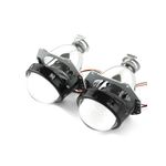 Auto si Moto - Piese auto si accesorii - Caroserie - Faruri, stopuri si proiectoare - Lupe pentru far Bixenon Mini H1 3″ cu ornamente la alegere incluse BMW E46 - Infinity.ro