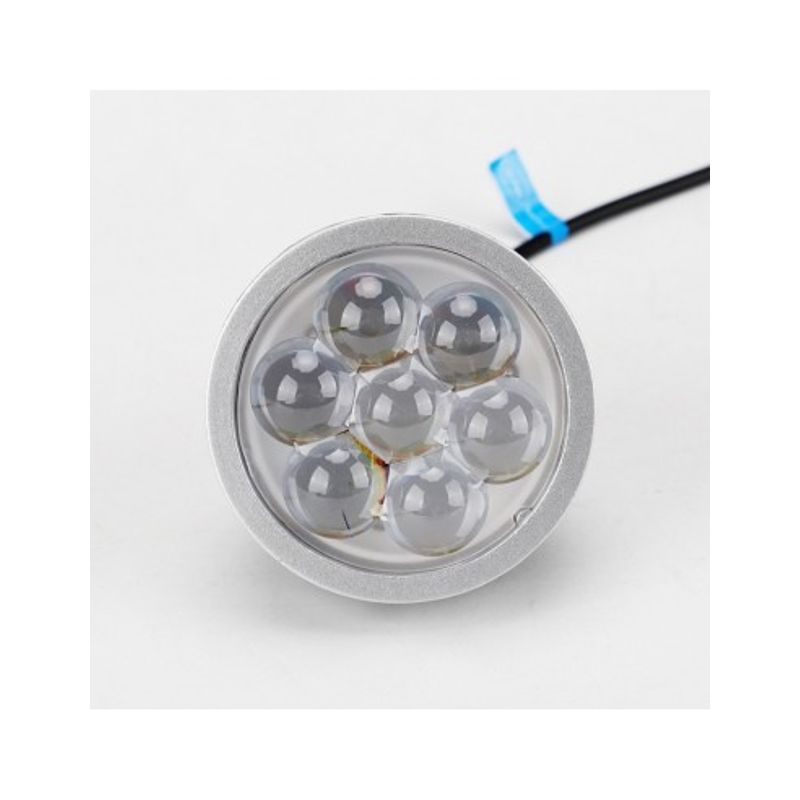 Auto si Moto - Piese auto si accesorii - Caroserie - Faruri, stopuri si proiectoare - Set 2 proiectore LED 3" pentru faza lunga auto / moto cu lumina de zi DRL 35W, 12V, 3000Lm - i6 - Infinity.ro