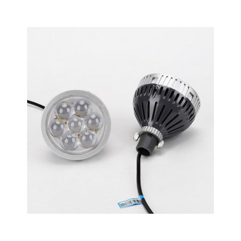 Auto si Moto - Piese auto si accesorii - Caroserie - Faruri, stopuri si proiectoare - Set 2 proiectore LED 3" pentru faza lunga auto / moto cu lumina de zi DRL 35W, 12V, 3000Lm - i6 - Infinity.ro