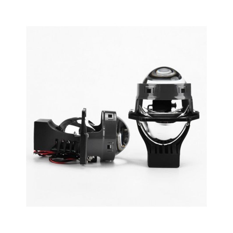 Auto si Moto - Piese auto si accesorii - Caroserie - Faruri, stopuri si proiectoare - Lupe Bi Led Auto 3" putere 55W luminozitate 10.000 Lumeni 5500k 12V i8-Pro - Infinity.ro