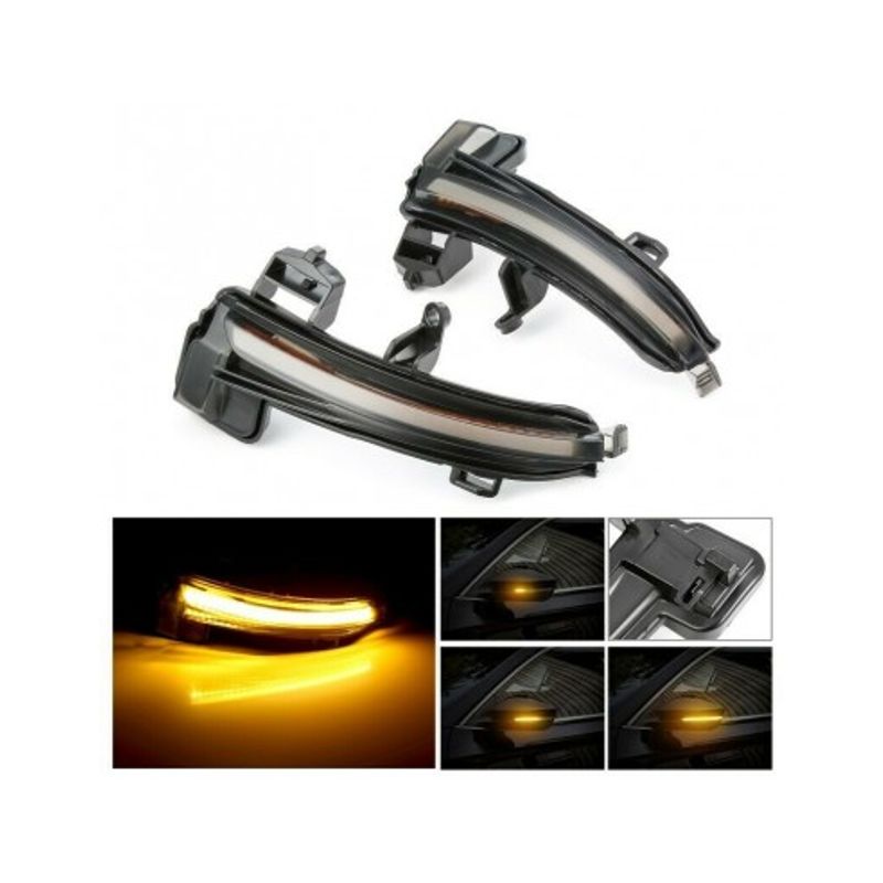 Auto si Moto - Piese auto si accesorii - Caroserie - Faruri, stopuri si proiectoare - Set 2 Semnalizari Led Oglinda Dinamice Skoda Superb MK3 A7 2016-2019 - Infinity.ro