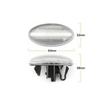 Auto si Moto - Piese auto si accesorii - Caroserie - Faruri, stopuri si proiectoare - Set 2 Semnalizari Aripa LED Citroen C1, C2, C3, C5, C6, Berlingo - Infinity.ro