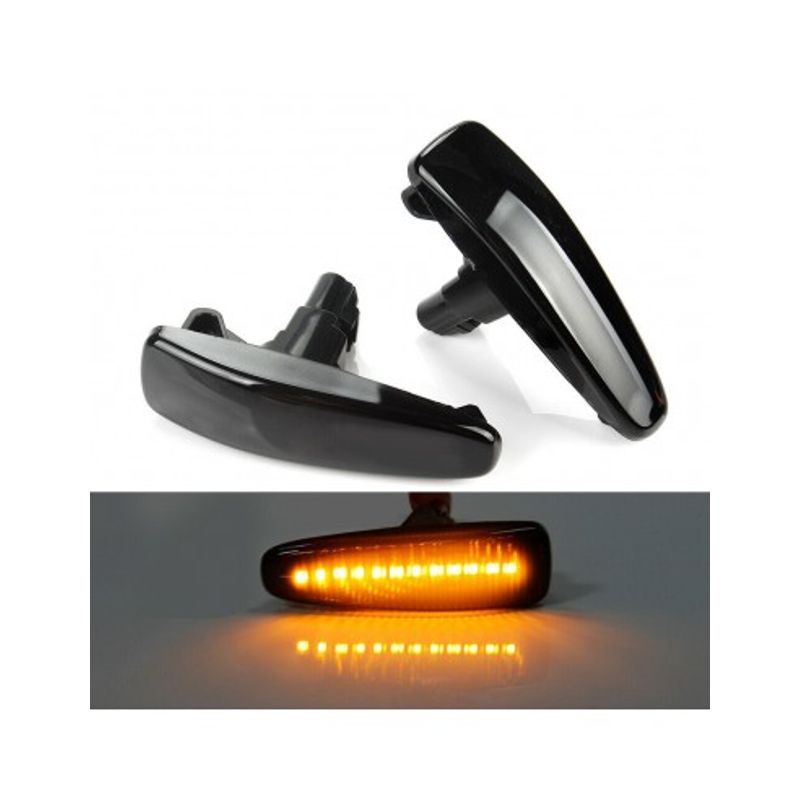 Auto si Moto - Piese auto si accesorii - Caroserie - Faruri, stopuri si proiectoare - Set 2 Semnalizari Aripa LED Dinamice Mitsubishi Lancer, Outlander, Mirage - Infinity.ro
