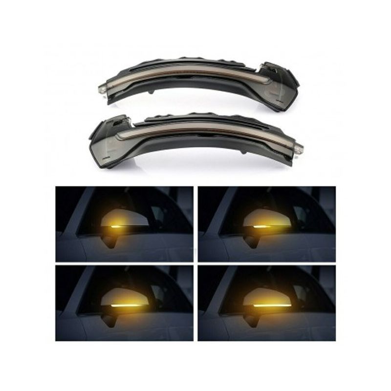 Auto si Moto - Piese auto si accesorii - Caroserie - Faruri, stopuri si proiectoare - Set 2 Semnalizari Led Oglinda Dinamice Audi A3 8V 2013-2018 - Infinity.ro