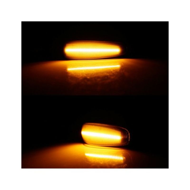 Auto si Moto - Piese auto si accesorii - Caroserie - Faruri, stopuri si proiectoare - Set 2 Semnalizari Aripa LED Dinamice Mitsubishi Lancer, Outlander, Mirage - Infinity.ro