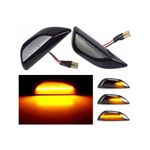 Auto si Moto - Piese auto si accesorii - Caroserie - Faruri, stopuri si proiectoare - Set 2 Semnalizari Aripa LED dinamice cu sticla fumurie dedicate pentru pentru Opel Mokka, Mokka X - Infinity.ro