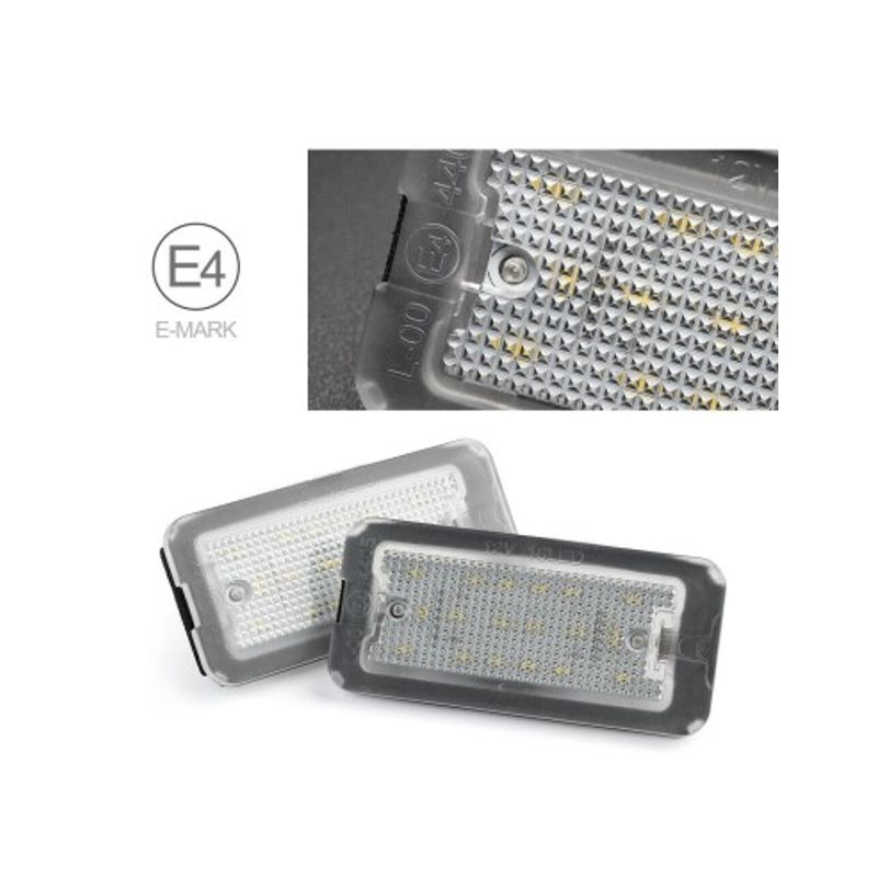 Auto si Moto - Piese auto si accesorii - Caroserie - Faruri, stopuri si proiectoare - Set 2 Lampi numar LED Fiat 500, 500C 2009-2015 model European - Infinity.ro