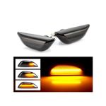 Auto si Moto - Piese auto si accesorii - Caroserie - Faruri, stopuri si proiectoare - Set 2 Semnalizari Aripa LED dinamice cu sticla fumurie dedicate pentru pentru Opel Mokka, Mokka X - Infinity.ro
