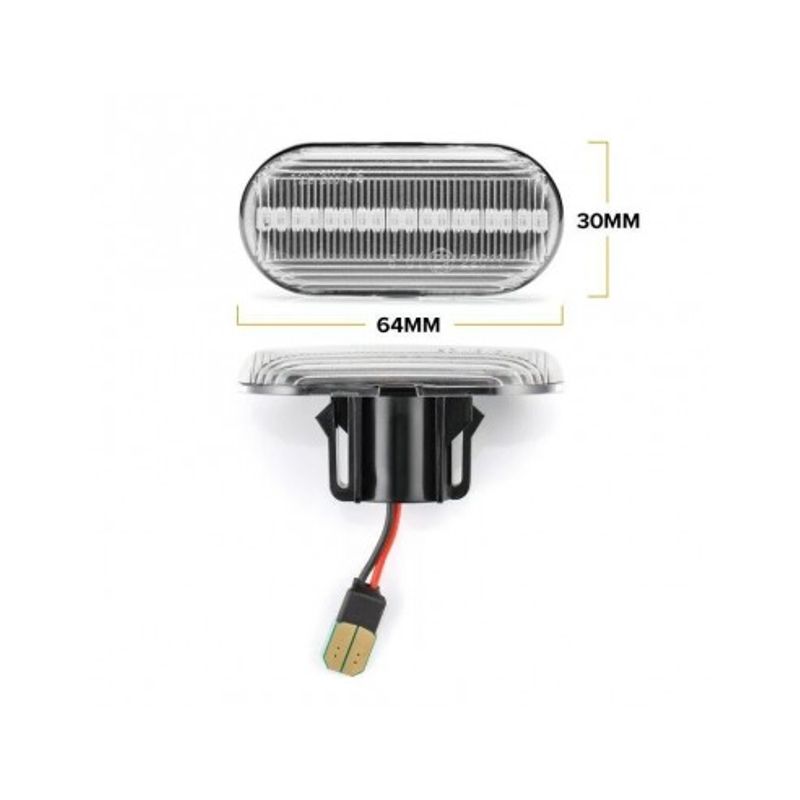 Auto si Moto - Piese auto si accesorii - Caroserie - Faruri, stopuri si proiectoare - Set 2 Semnalizari Aripa LED pentru Dacia Duster, Lodgy, Dokker – - Infinity.ro