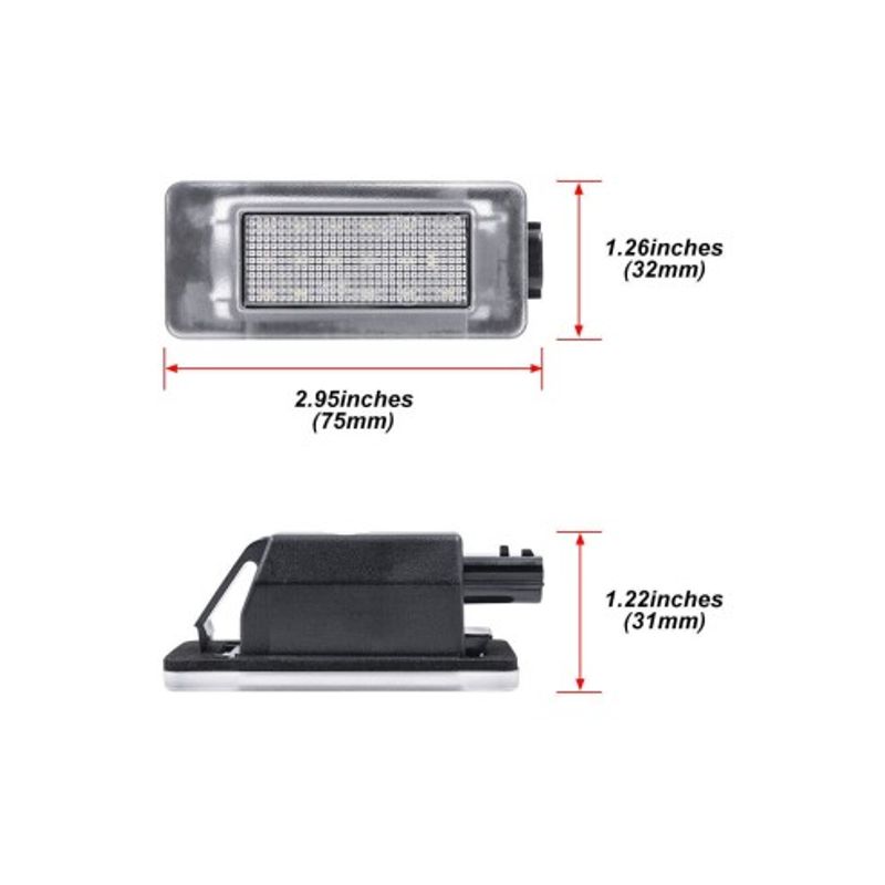 Auto si Moto - Electrice auto - Iluminare si semnalizare - Lumini ambientale - Set 2 Lampi Numar Led Nissan Qashqai J12 - Infinity.ro