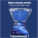 Laptop, Telefoane si Tablete - Telefoane mobile si accesorii - Accesorii Telefoane - Folii protectie telefoane - Folie de sticla N2L Store® pentru iPhone 16 PRO, Privacy, 9H+, anti-amprenta, kit aplicare - Infinity.ro