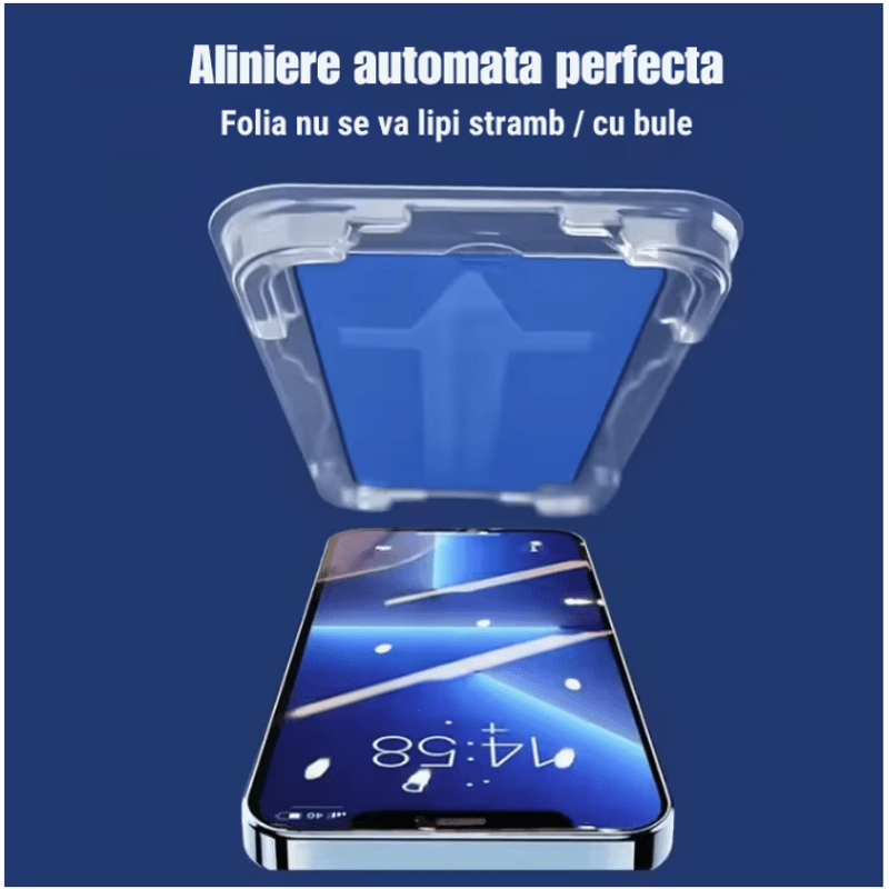 Laptop, Telefoane si Tablete - Telefoane mobile si accesorii - Accesorii Telefoane - Folii protectie telefoane - Folie de sticla N2L Store® pentru iPhone 16 PRO, Privacy, 9H+, anti-amprenta, kit aplicare - Infinity.ro