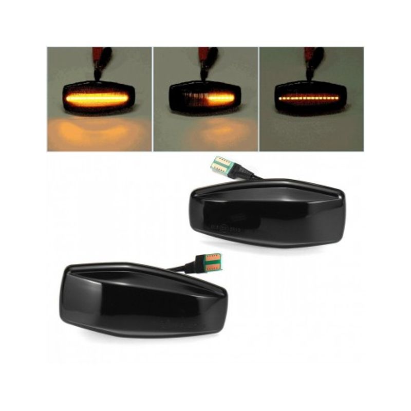 Auto si Moto - Piese auto si accesorii - Caroserie - Faruri, stopuri si proiectoare - Set 2 Semnalizari Aripa LED Dinamice Hyundai Elantra, Tucson, Sonata, Coupe - Infinity.ro