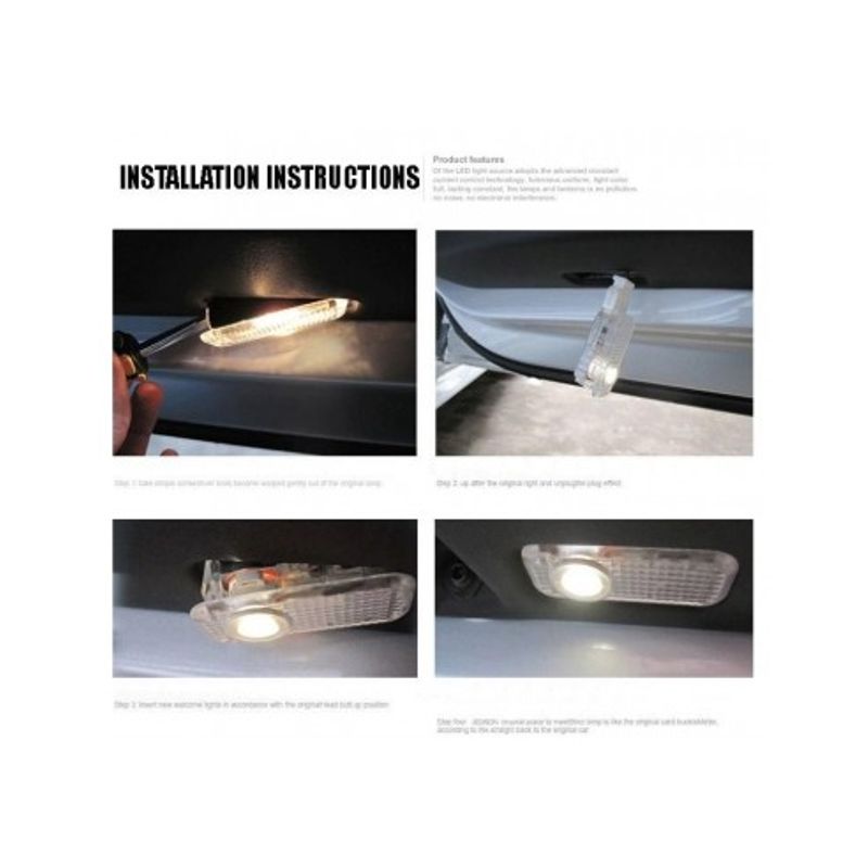 Auto si Moto - Electrice auto - Iluminare si semnalizare - Lumini ambientale - Logo Portiere BMW ///M Seria 3, 5, 6, 7, GT, Z4 - Infinity.ro