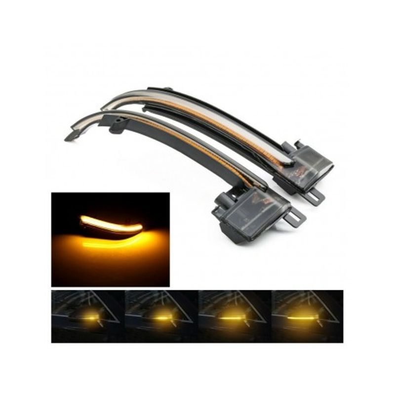 Auto si Moto - Piese auto si accesorii - Caroserie - Faruri, stopuri si proiectoare - Set 2 Semnalizari Led Oglinda Dinamice Audi A3, A4, A5, A6, A8, Q3 - Infinity.ro