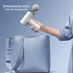 Ingrijire personala si Cosmetice - Sanatate si wellness - Articole wellness - Aparate si dispozitive de masaj - Aparat Masaj Profesional N2L Store®, Ergonomic, Vibratii Inalta Frecventa, 6 Viteze, 4 Capete, USB, Alb - Infinity.ro