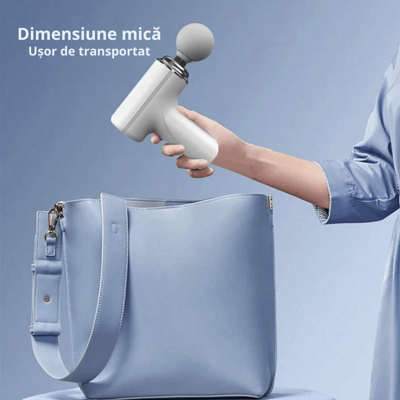 Ingrijire personala si Cosmetice - Sanatate si wellness - Articole wellness - Aparate si dispozitive de masaj - Aparat Masaj Profesional N2L Store®, Ergonomic, Vibratii Inalta Frecventa, 6 Viteze, 4 Capete, USB, Alb - Infinity.ro