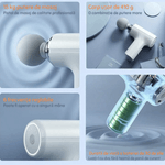 Ingrijire personala si Cosmetice - Sanatate si wellness - Articole wellness - Aparate si dispozitive de masaj - Aparat Masaj Profesional N2L Store®, Ergonomic, Vibratii Inalta Frecventa, 6 Viteze, 4 Capete, USB, Alb - Infinity.ro