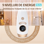 Ingrijire personala si Cosmetice - Aparate & accesorii ingrijire personala - Epilatoare si accesorii - Epilatoare - Epilator IPL N2L Store®, 999.900 Impulsuri, 9 Nivele de Intensitate, pentru Fata si Corp - Infinity.ro