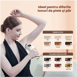 Ingrijire personala si Cosmetice - Aparate & accesorii ingrijire personala - Epilatoare si accesorii - Epilatoare - Epilator IPL N2L Store®, 999.900 Impulsuri, 9 Nivele de Intensitate, pentru Fata si Corp - Infinity.ro