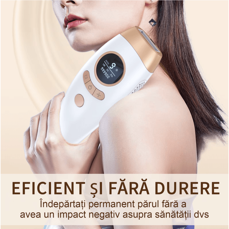 Ingrijire personala si Cosmetice - Aparate & accesorii ingrijire personala - Epilatoare si accesorii - Epilatoare - Epilator IPL N2L Store®, 999.900 Impulsuri, 9 Nivele de Intensitate, pentru Fata si Corp - Infinity.ro