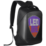 Fashion, accesorii si bijuterii - Barbati - Accesorii barbati - Genti si rucsacuri barbati - Ghiozdan cu Display LED N2L Store®, 25L, Aplicatie iOS/Android, Bluetooth, GIF/Imagini, Laptop 15.6", Impermeabil, Negru - Infinity.ro