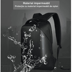 Fashion, accesorii si bijuterii - Barbati - Accesorii barbati - Genti si rucsacuri barbati - Ghiozdan cu Display LED N2L Store®, 25L, Aplicatie iOS/Android, Bluetooth, GIF/Imagini, Laptop 15.6", Impermeabil, Negru - Infinity.ro