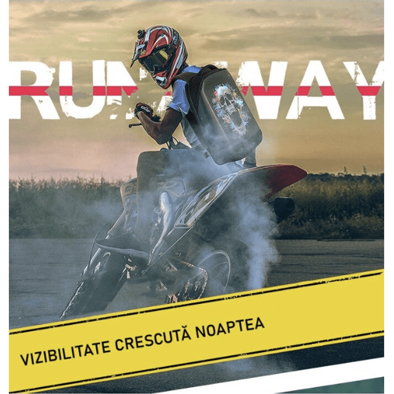 Fashion, accesorii si bijuterii - Barbati - Accesorii barbati - Genti si rucsacuri barbati - Ghiozdan cu Display LED N2L Store®, 25L, Aplicatie iOS/Android, Bluetooth, GIF/Imagini, Laptop 15.6", Impermeabil, Negru - Infinity.ro