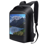 Fashion, accesorii si bijuterii - Barbati - Accesorii barbati - Genti si rucsacuri barbati - Ghiozdan cu Display LED N2L Store®, 25L, Aplicatie iOS/Android, Bluetooth, GIF/Imagini, Laptop 15.6", Impermeabil, Negru - Infinity.ro