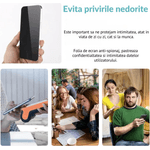 Laptop, Telefoane si Tablete - Telefoane mobile si accesorii - Accesorii Telefoane - Folii protectie telefoane - Folie sticla N2L Store® pentru iPhone 15 PRO, Privacy, 9H+, anti-amprenta, kit aplicare - Infinity.ro