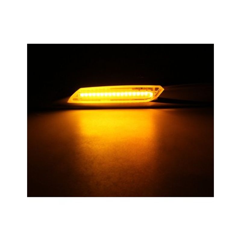 Auto si Moto - Piese auto si accesorii - Caroserie - Faruri, stopuri si proiectoare - Set 2 Semnalizari Aripa Led Cromate BMW F10, E60, E61, E90, E91, E81, E82, E88 - Infinity.ro