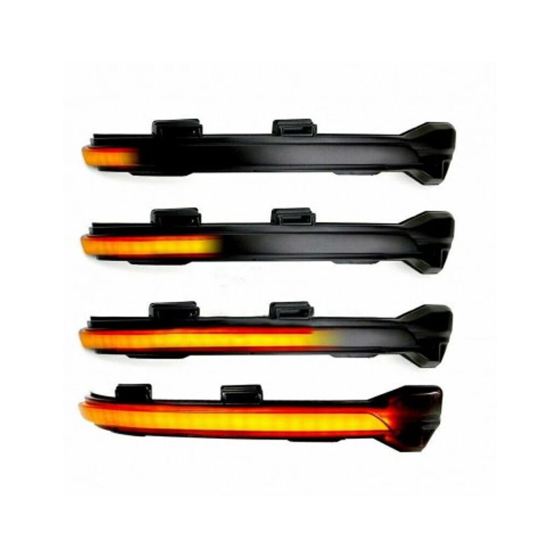 Auto si Moto - Piese auto si accesorii - Caroserie - Faruri, stopuri si proiectoare - Set 2 Semnalizari Led Oglinda Dinamice fumurii pentru VW Golf VII, Touran 2, Jetta MK7 - Infinity.ro