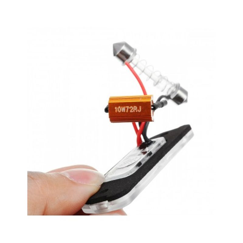 Auto si Moto - Piese auto si accesorii - Caroserie - Faruri, stopuri si proiectoare - Set 2 Lampi Numar Led Mercedes-Benz ML W164, R W251, GL X164 - Infinity.ro