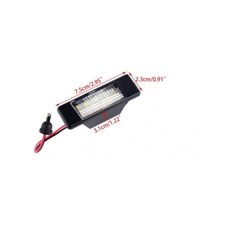 Auto si Moto - Electrice auto - Iluminare si semnalizare - Lumini ambientale - Set 2 lampi numar led Nissan Qashqai, Juke, X-Trail - Infinity.ro