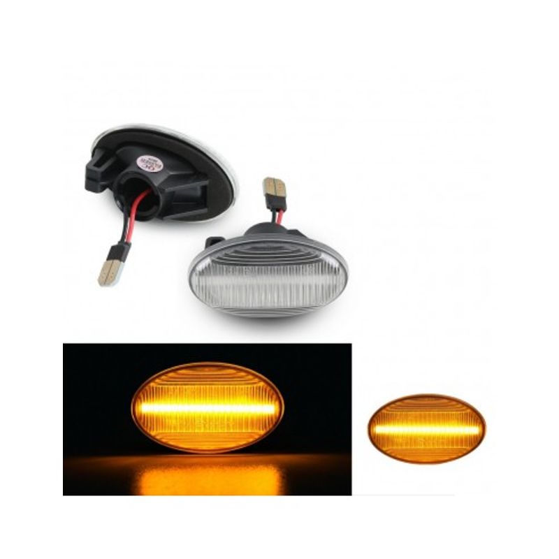 Auto si Moto - Piese auto si accesorii - Caroserie - Faruri, stopuri si proiectoare - Set 2 Semnalizari Aripa LED pentru Mercedes Vito, Citan, A-Class - Infinity.ro