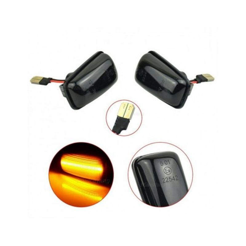 Auto si Moto - Piese auto si accesorii - Caroserie - Faruri, stopuri si proiectoare - Set 2 Semnalizari Aripa Dinamice Peugeot 106, 306, 406, 806, Expert, Partner - Infinity.ro