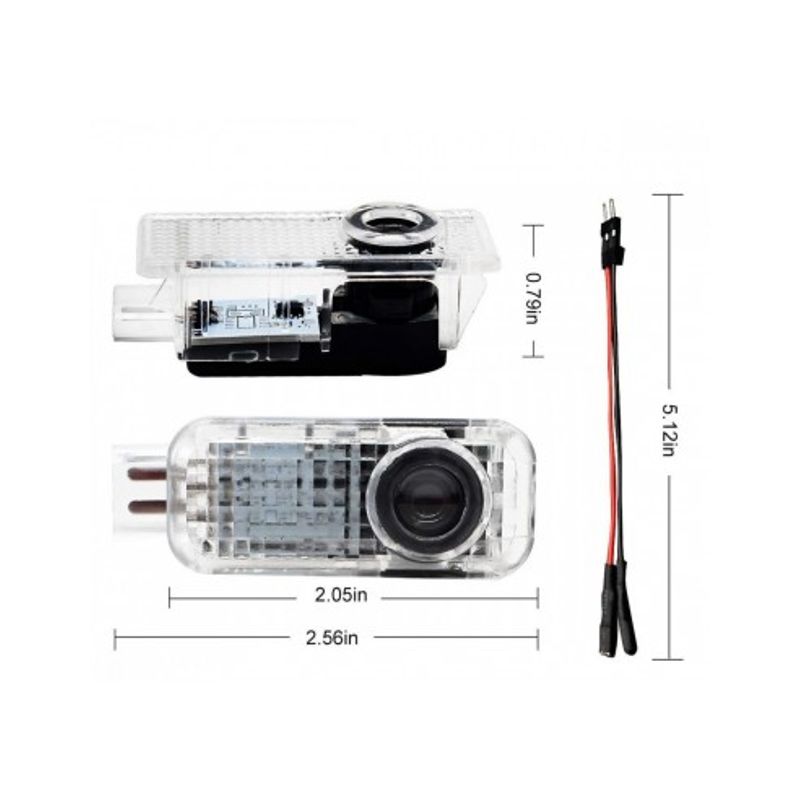 Auto si Moto - Piese auto si accesorii - Caroserie - Faruri, stopuri si proiectoare - Set 2 Lampi Logo Portiere Skoda Octavia, Roomster, Fabia, Superb - Infinity.ro